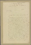 Letter to the Duke [de Choiseul]