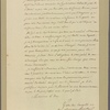 Letter to the Duke [de Choiseul]