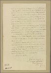 Letter to the Duke [de Choiseul]
