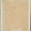 Letter to Gen. [Horatio] Gates, New York