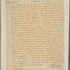 Letter to Gen. [Horatio] Gates, New York