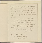 Letter to Dr. T[homas] A[ddis] Emmet, New York