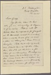 Letter to George [Long, jr.]