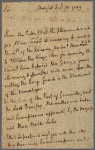 Letter to [James Hamilton, deputy-governor of Pennsylvania]