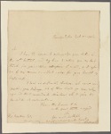 Letter to Thomas Pinckney