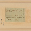 Letter to Benjamin Harrison, jr., Richmond