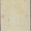Letter to William Tilghman, Newtown, Md.
