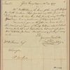 Letter to William Wilkinson, Wilmington, N. C.