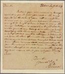 Letter to Gen. J[ethro] Sumner, Bute County, N.C.