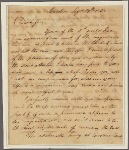 Letter to Oliver Towles, Spotsylvania