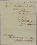 Letter to Gov. [George Clinton]