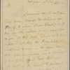 Letter to -- --