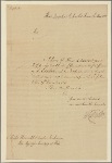 Letter to Charles Jenkinson [London]
