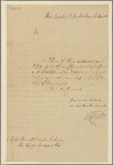 Letter to Charles Jenkinson [London]