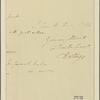 Letter to Maj. Gen. Bailie