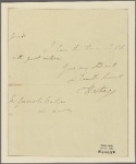 Letter to Maj. Gen. Bailie