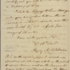 Letter to Petit de Villers, Savannah