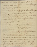 Letter to Petit de Villers, Savannah