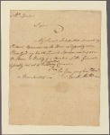 Letter to the Speaker of the General Assembly