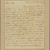 Letter to Benjamin [Heyward? New Haven, Conn.?]