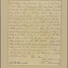 Letter to Benjamin [Heyward? New Haven, Conn.?]