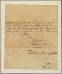 Letter to William Denny [Philadelphia]