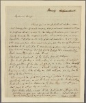 Letter to Henry [Middleton Rutledge, London?]