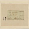 Letter to John Houstoun, South Carolina, by Capt. Hardy