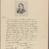 Letter to George Jones