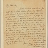 Letter to the Rt. Hon. Sir George Yonge, Bart. [Secretary at War]