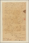 Letter to [Charles] Lee