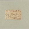 Letter to John Kean, Cashier of the Bank of the U.S., Philadelphia
