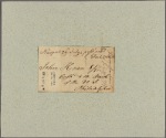 Letter to John Kean, Cashier of the Bank of the U.S., Philadelphia