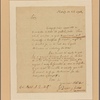 Letter to Col. [Charles] Pettit, A. Q. M. G.