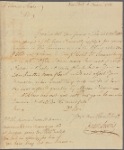 Letter to Thomas Riche, Philadelphia