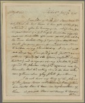 Letter to Gen. [Horatio] Gates, Baltimore, or Berkley Co., Va.