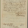 Letter to Gen. [Horatio] Gates, Baltimore, or Berkley Co., Va.