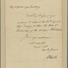 Letter to the President of Pennsylvania [Thomas Mifflin]