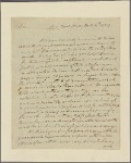 Letter to Gov. Beverley Randolph, Richmond, Va.