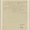 Letter to Gov. Beverley Randolph, Richmond, Va.