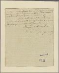 Letter to Gov. Beverley Randolph, Richmond, Va.