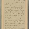 Letter to Thomas Addis Emmet, New York
