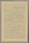 Letter to Thomas Addis Emmet, New York