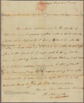 Letter to Col. [Timothy] Bedel, Onion River