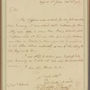 Letter to Gen. Riedesel