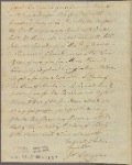 Letter to [Philip Schuyler?]