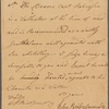Letter to Capt. [Elijah?] Lewis