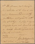 Letter to Capt. [Elijah?] Lewis