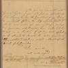 Letter to Maj. [Robert] Kingston