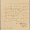 Letter to Henry Glen. Schenectady